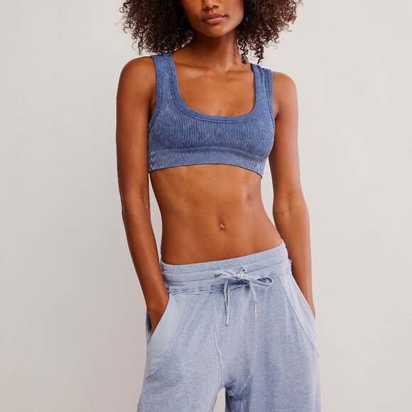 FREE PEOPLE Everyday Lou Scoop Bralette / Autumn Sky - Picture 2 of 5